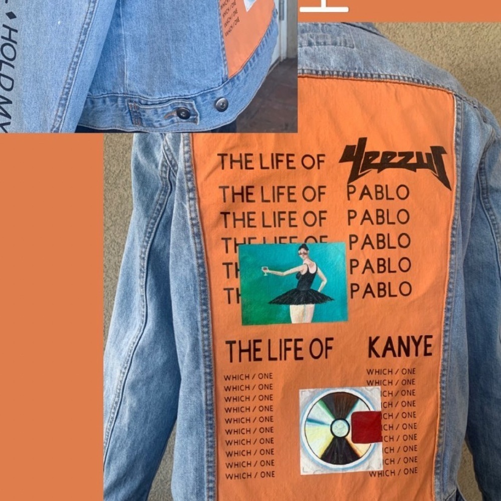 Custom Kanye West Jean Jacket One of a Kind
